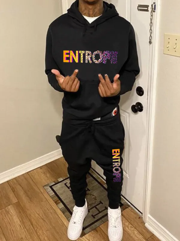 Autumn And Winter Printed Men's And Women's Couple Hoodies