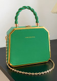 Kleine Tasche Damenmode Kettentasche Hartschalen-Handtasche Schulter-Crossbody-Box-Tasche