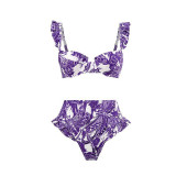 purple swimsuit