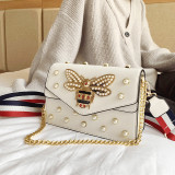 Biene Kleine quadratische Tasche Mode trendige Tasche Schulter Umhängetasche Damentasche