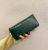 French Pattern Long Zipper Clutch Women's Wallet