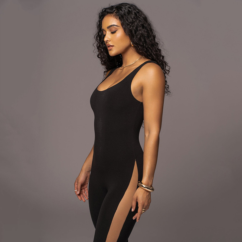 Hot Sexy Womens Black Magic Body Shaping Jumpsuits with