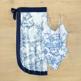 Traje de baño de una pieza para mujer, ajustado, ajustado, Fs, bolsa dura, protector solar, falda larga, traje de baño de dos piezas para aguas termales