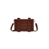 Spring Box Bag Fashion Style Small Square Bag Double Strap Single Shoulder Crossbody Bag