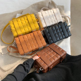 Frühlings-Box-Tasche, modischer Stil, kleine quadratische Tasche, Doppelriemen, Einzelschulter-Umhängetasche