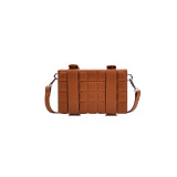 Spring Box Bag Modestijl Kleine vierkante tas Dubbele riem Crossbody tas met enkele schouder