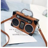 Radio Bag Box Shoulder Crossbody Bag Creative Style Funny Handbag For Women