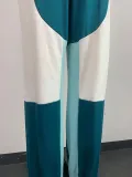 Fashionable Color Matching Loose Sports Pants Elastic Waist Outdoor Jogging Casual Sweatpants