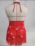 Sexy Christmas Prints Nightdress