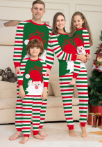 Santa striped Family Pajama two-piece set