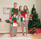 Santa striped Family Pajama two-piece set