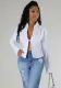 Women's Long Sleeve Shirt Solid Color Chic Fashion Casual Blouse