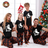 Halloween Home Wear Parent-Child Wear Long-Sleeved Spring And Autumn Pajamas Set