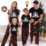 Halloween Home Wear Parent-Child Wear Long-Sleeved Spring And Autumn Pajamas Set