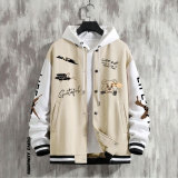 Men's Baseball Uniform Jacket Spring And Autumn Trendy American High Street Young Men's Loose Casual Coat