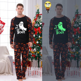 Halloween Home Wear Parent-Child Wear Long-Sleeved Spring And Autumn Pajamas Set