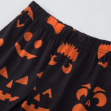 Halloween Home Wear Parent-Child Wear Long-Sleeved Spring And Autumn Pajamas Set