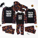 Halloween Home Wear Parent-Child Wear Long-Sleeved Spring And Autumn Pajamas Set