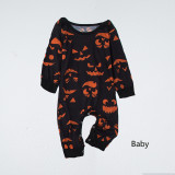 Halloween Home Wear Parent-Child Wear Long-Sleeved Spring And Autumn Pajamas Set