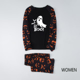 Halloween Home Wear Parent-Child Wear Long-Sleeved Spring And Autumn Pajamas Set