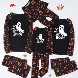 Halloween Home Wear Parent-Child Wear Long-Sleeved Spring And Autumn Pajamas Set