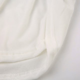 Sports Women's Velvet Embroidery Hoodies Hooded Zipper Top Elastic High Waist Shorts Casual Two Piece Set