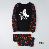 Halloween Home Wear Parent-Child Wear Long-Sleeved Spring And Autumn Pajamas Set