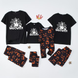 Halloween Home Wear Parent-Child Wear Long-Sleeved Spring And Autumn Pajamas Set