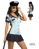 Halloween Cos Costume Female Police Costume Cosplay Party Performance Costume