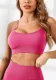 Women Seamless Yoga Sling Sport Crossover Tank Top