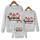 Merry Christmas Family wear Santa Claus printed long sleeve Top