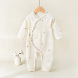 Baby cotton printed long sleeve Romper