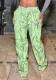 Women's Autumn And Winter Fashion Street Print Multi-Pocket Cargo Pants Casual Trousers