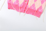 Autumn Women's Fashion Contrast Color Tassel Jacket High Waist Slim Shorts Two Piece Set For Women
