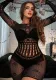 Halloween Women Hollow See-Through Onesie Sexy Lingerie