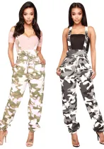 Women's Camouflage Overalls Pants