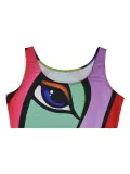 Sexy Fahionable Print Straps Bodycon Dress