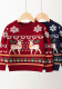Autumn And Winter Children's Pullover Sweater Christmas Elk Baby Girl Basic Knitting Shirt