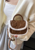 Handbags For Women In Autumn And Winter Girls' Cute Small Square Bags Shoulder Bags