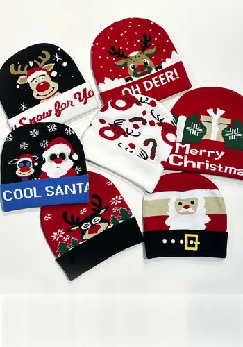 Christmas Knitting Hat For Men And Women