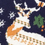 Autumn And Winter Children's Pullover Sweater Christmas Elk Baby Girl Basic Knitting Shirt