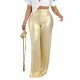 Women Casual Crushed Wide Leg Pants