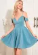 Shiny Off-Shoulder Sexy Straps V-Neck Party Cocktail Dress