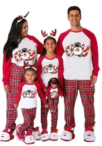 Christmas Family Wear Printed Loungewear Pajama Set