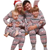 Christmas Family Wear Loungewear Pajama Two-piece Set