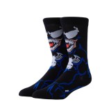 Cartoon spiderman mid-calf socks