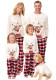 Christmas Elk Print Parent-Child Wear Long-Sleeved Pajamas Set Home Wear Family Outfits