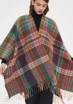 Women shawl blanket ethnic style cloak coat cloak scarf