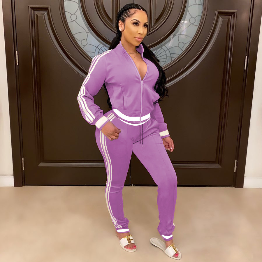 Women's Color blocked Summer Track Suits, Activewear