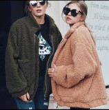 Faux Fur coat for womenautumn and winter plush Casual coat